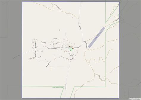 Map of Placerville city, Idaho - Thong Thai Real