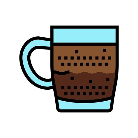 doppio coffee color icon vector illustration 10278493 Vector Art at ...