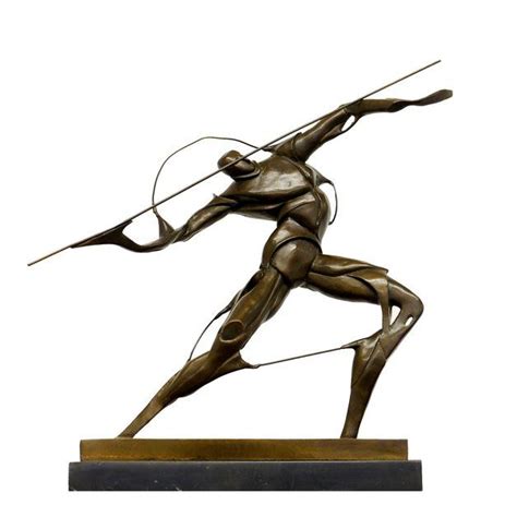 Futurist sculpture Bronze Figure, Warrior with Spear, by U. Boccioni ...