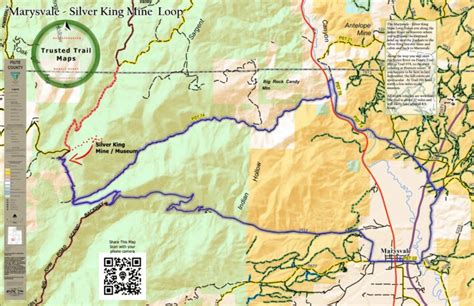 Marysvale Utah - Silver King Mine Map by Trusted Trail Maps Inc ...