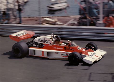 Fonds d'ecran Formula 1 McLaren James Hunt Marlboro Team M23 Monaco Grand Prix Monte Carlo 1977 ...