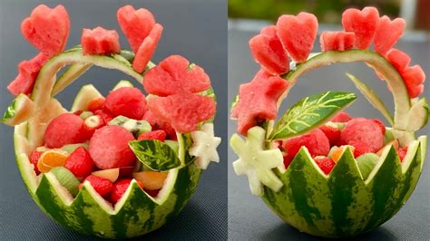 Easy Watermelon Carving Designs The Watermelon Trex Was