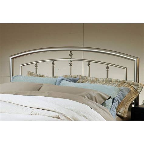 Hillsdale Claudia Matte Nickel Metal King Headboard - #60J26 | Lamps Plus