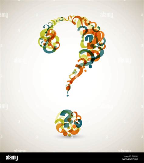 Big question mark made from smaller question marks Stock Vector Image ...