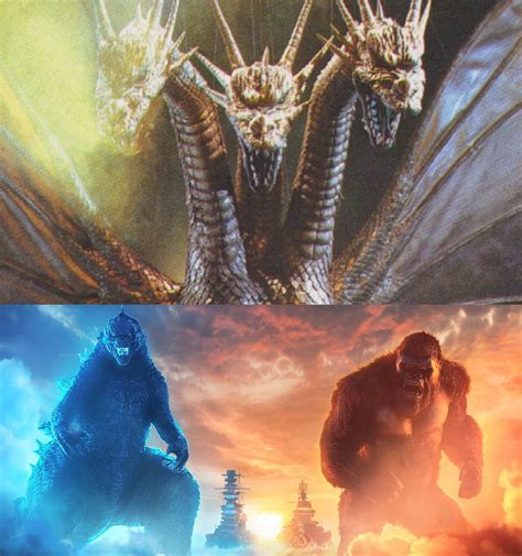 Godzilla and Kong vs King Ghidorah 1991 by MnstrFrc on DeviantArt