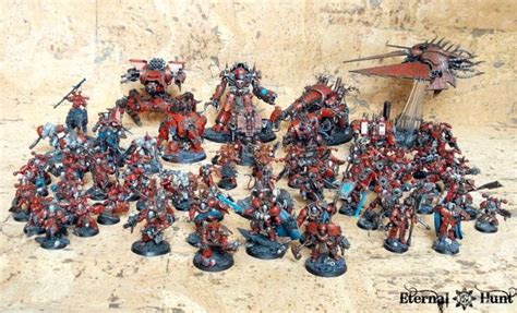 Army, Chaos, Chaos Space Marines, Conversion, Khorne, Khorne's Eternal Hunt, Kitbash, Showcase ...