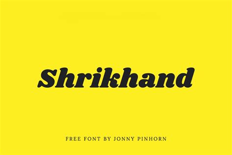 Shrikhand Font - Free Fonts