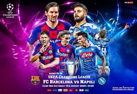 FC BARCELONA - NAPOLI CHAMPIONS LEAGUE, poster, napoli, champions ...