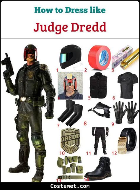 Judge Dredd's Costume for Halloween