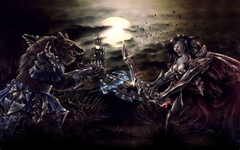 Vampire vs Werewolf Wallpapers - Top Free Vampire vs Werewolf Backgrounds - WallpaperAccess