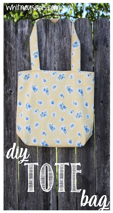 EASY Lined Tote Bag - Whitney Sews