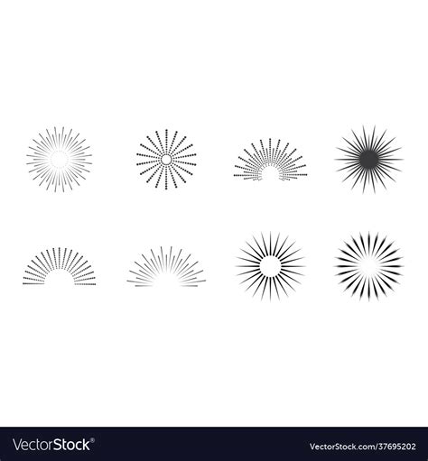 Sunburst Royalty Free Vector Image - VectorStock