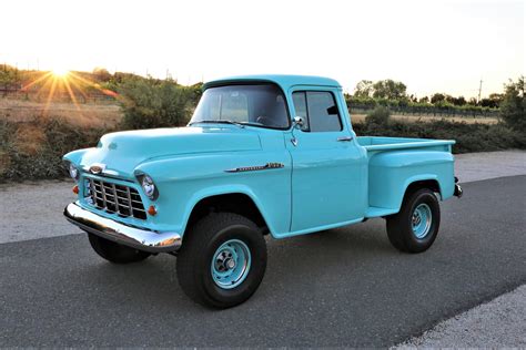 1956 Chevrolet 4WD Pickup; Lifelong CA Truck; 350ci V8; 4 Speed With Overdrive; A/C - CLASSIC ...