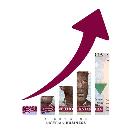 Free Growing business icon. clip masking of Nigerian naira note to in the shape of a business ...