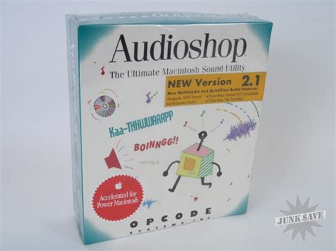 Audioshop Macintosh Software Version 2.1 by Opcode SEALED Vintage | JunkSave