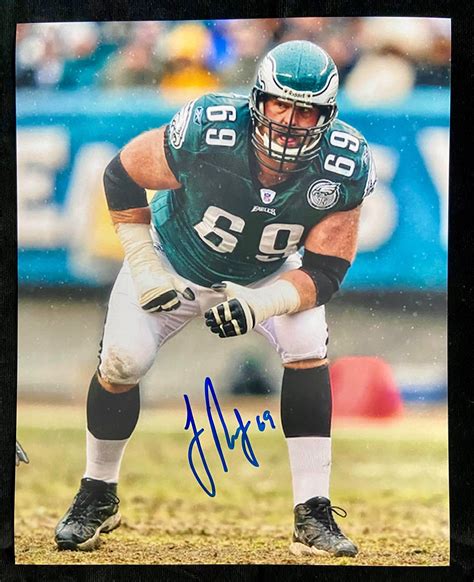 Philadelphia Eagles Jon Runyan Autographed 8x10 Photo - Carls Cards & Collectibles