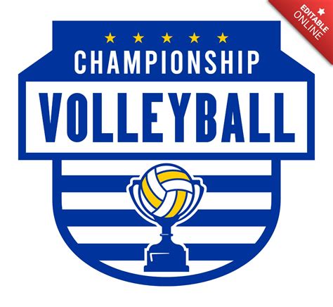 Volleyball Logo Design Template | Free Design Template
