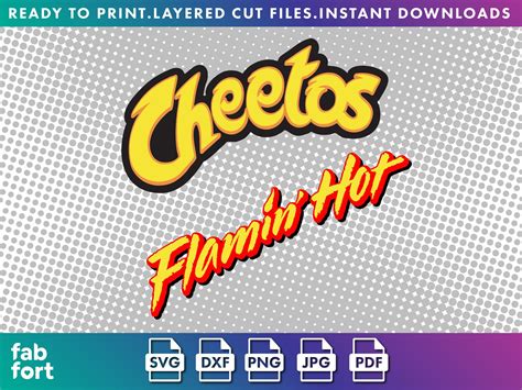 Flamin Hot Cheetos logo SVG_DXF_PNG_JPG_PDF Cricut Cut Files | Etsy