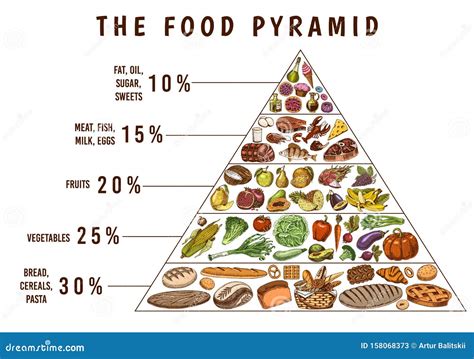 Food Pyramid For Balanced Diet Karen Guillory - Riset