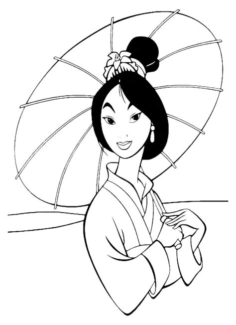 Mulan #133674 (Animation Movies) – Free Printable Coloring Pages