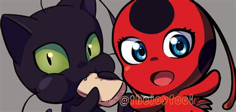 Plagg and Tikki - Miraculous Ladybug fan Art (39343189) - fanpop