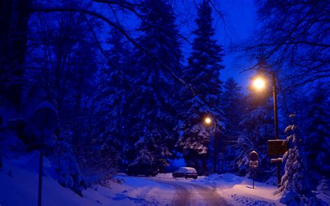 32+ Winter Night Hd Wallpapers 1080p - Basty Wallpaper