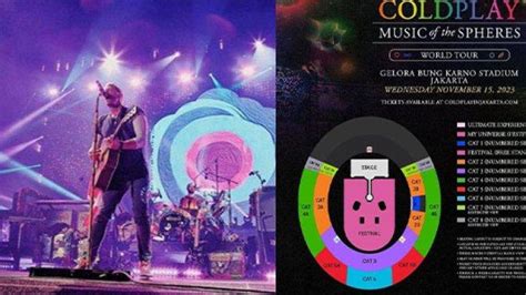 Harga Tiket Konser Coldplay di Jakarta Resmi Diumumkan, Paling Murah Rp ...