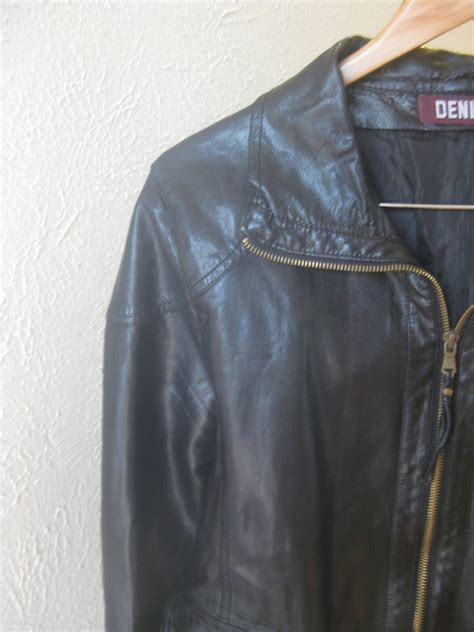 FONZIE Vintage Vegan Leather Jacket by FlirtySanchezProject