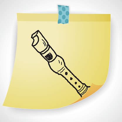 Recorder Doodle Stock Illustration - Download Image Now - Backgrounds, Brown, Computer Graphic ...