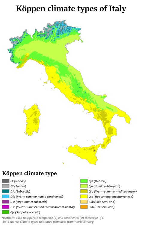 Climate of Italy - Wikipedia | Italy geography, Italy