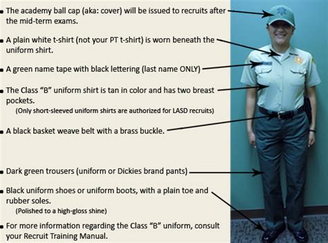 LASD Uniform Specifications | STARS Explorer Academy