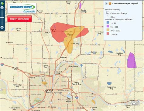 Consumers Energy Michigan Power Outage Map - Maps For You