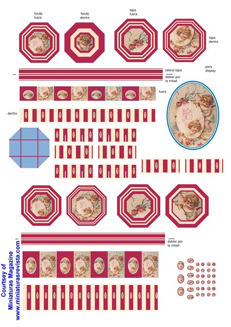 Printable Dollhouse Furniture Patterns | 12 Dishes, Wall Hangings and More • Paper minis ...