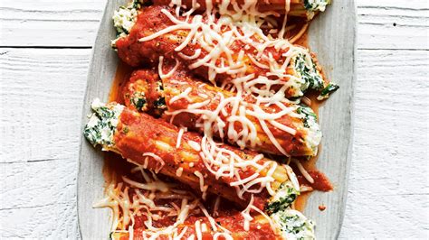 Spinach and Cheese Manicotti Recipe