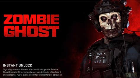 Zombie Ghost🔓MW3 Pre Order Bonus - YouTube