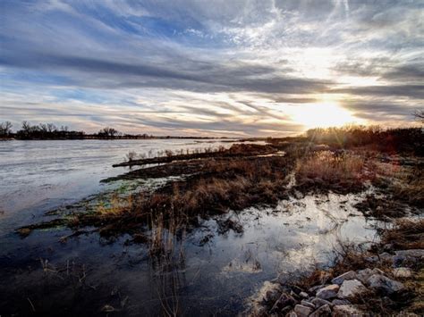 Platte River at sunset Nebraska - Photorator