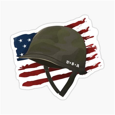 "US Army Helmet" Sticker for Sale by BeyondPast | Redbubble