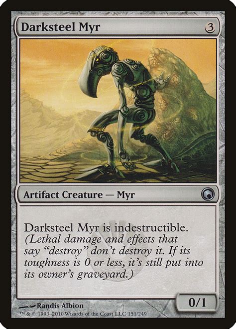 Darksteel Myr · Scars of Mirrodin (SOM) #151 · Scryfall Magic The Gathering Search