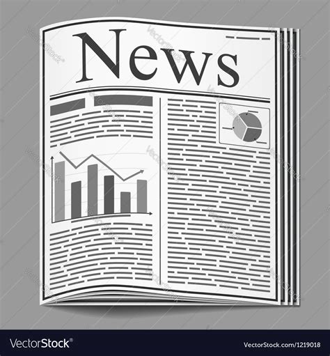 Newspaper Royalty Free Vector Image - VectorStock