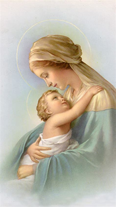 Mother mary photos with trees background Wallpapers Download | MobCup