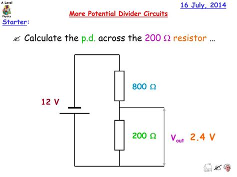 PPT - More Potential Divider Circuits PowerPoint Presentation, free ...