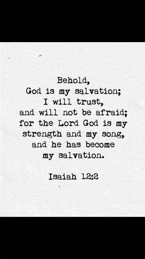 Isaiah 12:2 | Isaiah 12, Isaiah 12 2, Me me me song