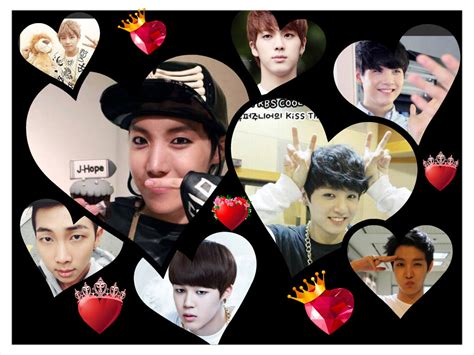 BTS Collage - Adorable K-Pop Boys Fan Art (36303904) - Fanpop