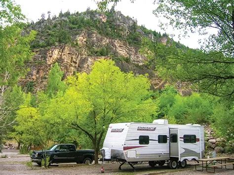 Glenwood Springs Camping Sites | Riverside Tent Sites | Spring camping, Camping, Tent site