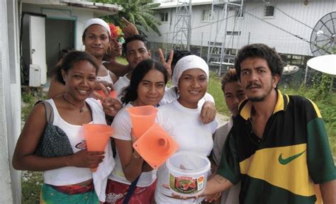 Nauru people doing their usual thing as they take a picture. | Tuvalu ...