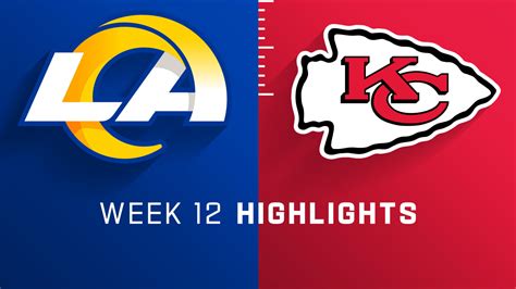 Los Angeles Rams vs. Kansas City Chiefs highlights | Week 12