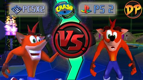 Crash Bandicoot - PCSX2 vs. PS2 Graphics Comparison - YouTube