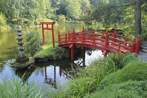 Garden Bridge Japanese Red · Free photo on Pixabay