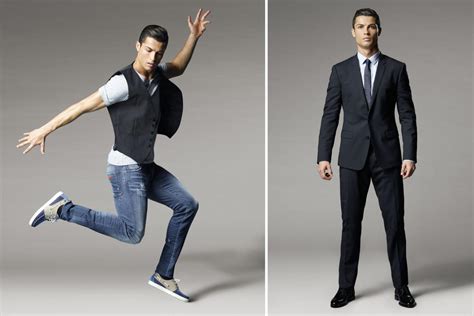 Fancy footwork: Cristiano Ronaldo launches his own luxury formal ...