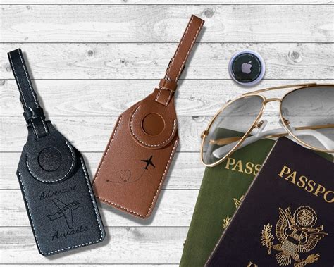 Customized Airtag Luggage Holder World Traveler Personalized - Etsy